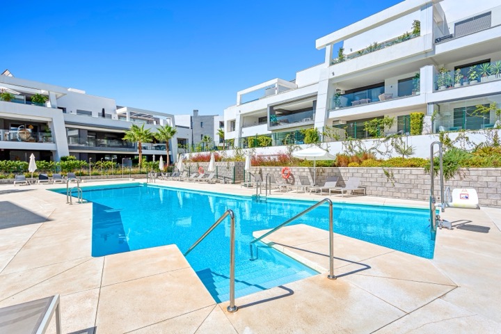 Pool and Terrace Exterior photographed for property marketing by Property Home Photos