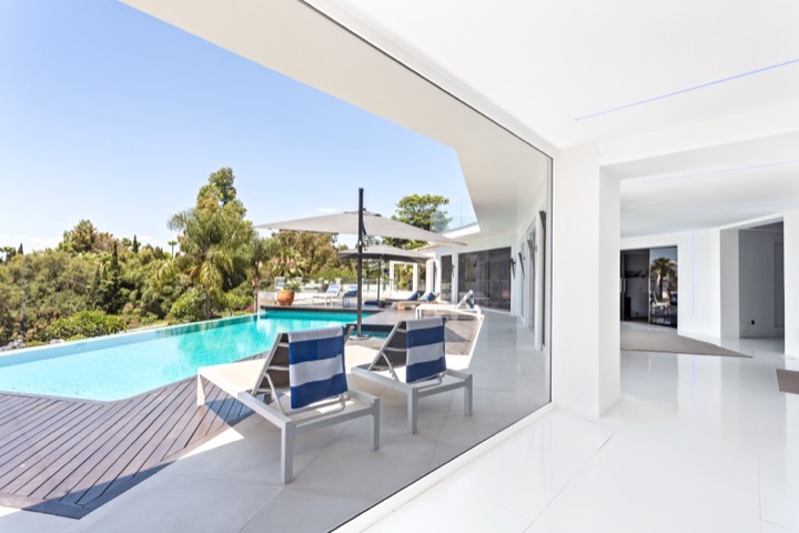 Pool and Terrace Exterior photographed for property marketing by Property Home Photos
