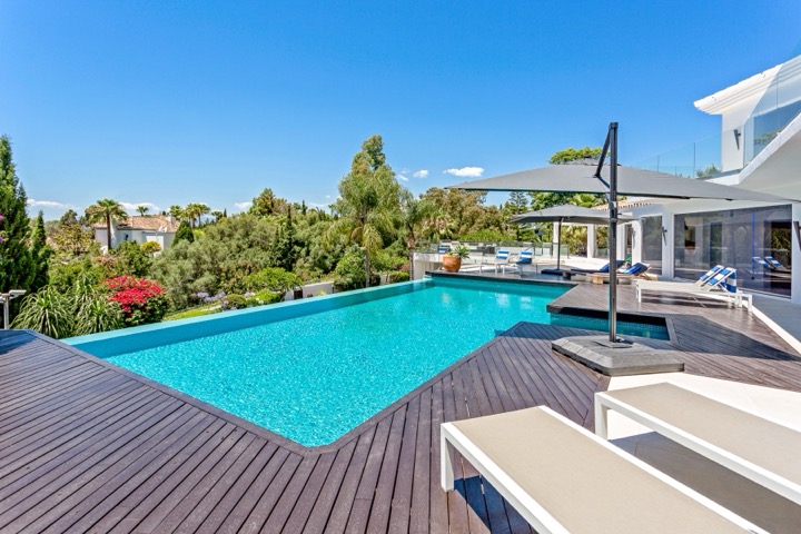 Pool and Terrace Exterior photographed for property marketing by Property Home Photos