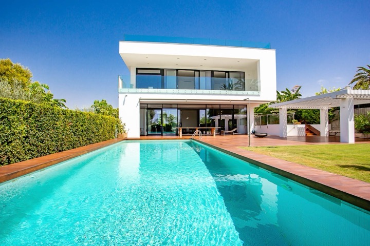 Pool and Terrace Exterior photographed for property marketing by Property Home Photos